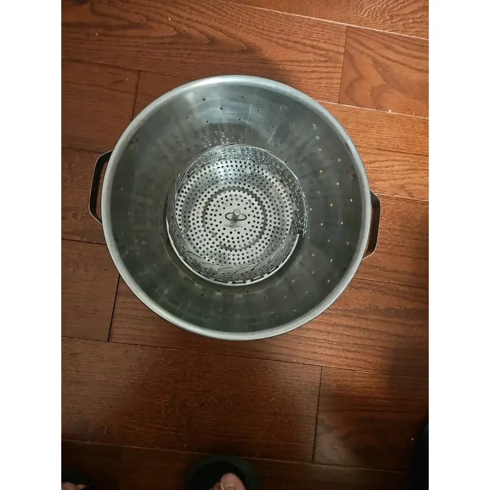 Vintage Cook Time Colander Stainless Steel 11